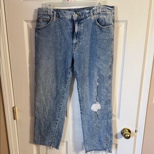 Lucky Brand Distressed Blue Jeans